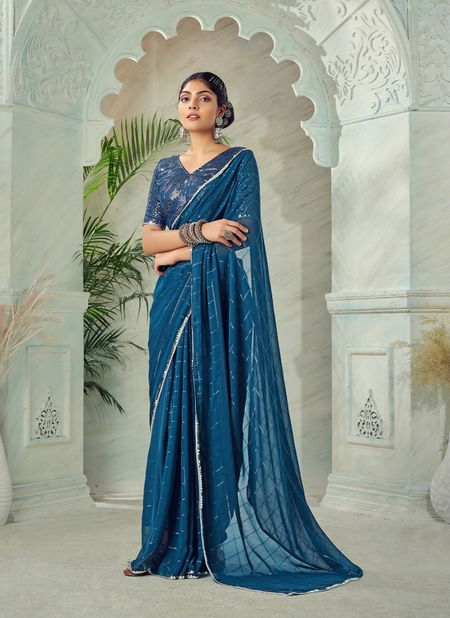 Kaasi By Ynf Sequence Party Wear Sarees Catalog
 Catalog